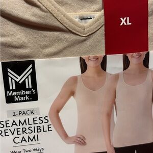 Seamless Reversible Cami in Light Pink